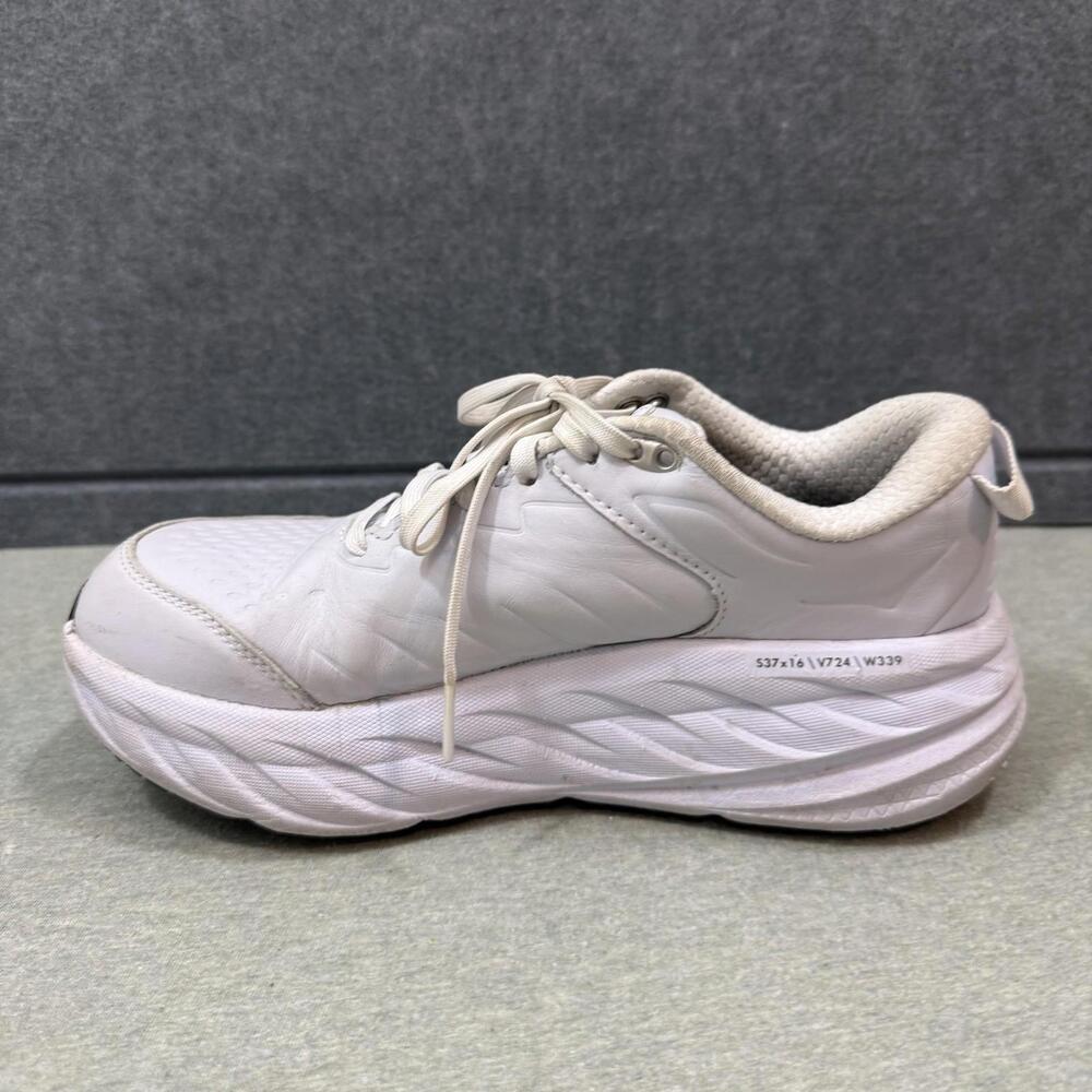 Hoka Bondi SR White Walking Shoe 1129351 WHT Women's Size 7.5 D Wide - Picture 9 of 15